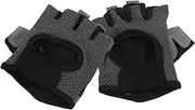 ifundom 1 Pair Half Finger Training Gloves for Men Women Grip Yoga Cycling Gym Accessories Slip Fitness Gloves for Weightlifting Workouts Grey