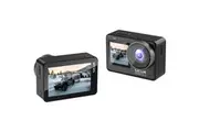 SJCAM SJ10 Pro Dual Screen - 5M Waterproof Action Camera with Supersmooth GYRO Stabilisation up to 4K HD Video 20MP Photos (Black)