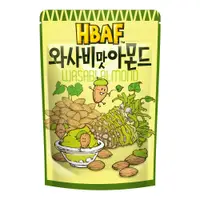 在飛比找PChome24h購物優惠-HBAF 杏仁果-山葵味(120g)