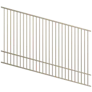 ProtectorAl 1201-2400W x 1500H Paperbark Flat Top Pool Fence Panel Raked Up to 15º