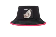 Goorin Bros Costa Lobo Bucket Hat 100% Cotton Animal Series - Black