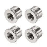 3/8” Female To 5/8" Male Threaded Screw Adapter For Microphone Stand Copper 4pcs