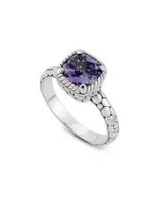 Samuel B. Silver 3.50 ct. tw. Amethyst Ring
