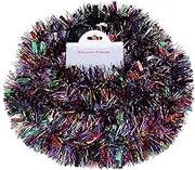 Christmas Concepts® 2 Metre Chunky/Fine Christmas Tinsel - Christmas Decoration Tinsel (Rainbow)