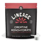 Lineage Provisions Micronized Creatine Monohydrate with Sea Salt - Micronized...