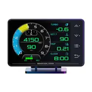 NNEOBA XS HUDGauge Multi-Function OBD+GPS Car Instrument Black
