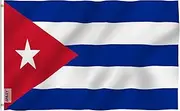 ANLEY Fly Breeze 3x5 Foot Cuba Flag - Vivid Color and UV Fade Resistant - Canvas Header and Double Stitched - Cuban National Flags Polyester with Brass Grommets 3 X 5 Ft