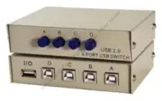 USB 2.0 ABCD 4way/port manual switch box data/printer/hub sharing,4B 1A$SHdisc{T