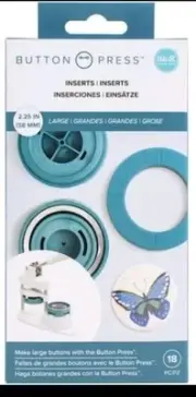 We R Memory Keepers Button Press Inserts-Large (58mm)