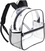 Fomaris Clear Backpack for Stadium Events 12X6X12 Clear Stadium Backpacks for Wo