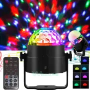 Home Party Spinning Disco Ball Party Lights Strobe Lights RGB LED Stage Lights