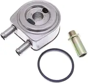 YUXSOUQ Oil Cooler 140656120 Compatible with Perkins 1000 series 400 series 4.236 series, 1004 1004T 4.236 4.248 403D-15(GK) 403D-15T(GL) 404C-22(HP) 24-3024C 3024C 3034 Replaces 2486A218 2486A205