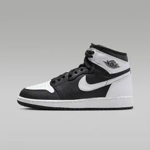 【NIKE 耐吉】籃球鞋 運動鞋 AIR JORDAN 1 RETRO HIGH OG GS 男鞋 女鞋 大童 黑白(FD1437010)