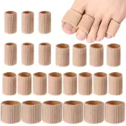 24Pcs Gel Toe Protectors Toe Sleeve Tubes for Blisters Corn Cushions Hammer Toes