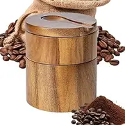 [Fisssure] Salt Box - Salt Cellar, Storage Box Sea Salt Containers | Salt Guard, Round Kitchen Salt Holder, Salt And Pepper Box With Double Layer For Kitchen Condiments