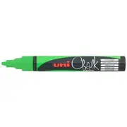 Uni Liquid Chalk Marker Bullet Tip Fluoro Green