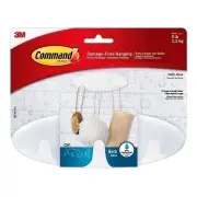 Command BATH21-ES Bathroom Multi-Hook - Box of 2