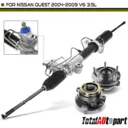3x Rack and Pinion Hub Bearing Kit for Nissan Quest 2004-2009 V6 3.5L Front Side (for: Nissan)