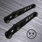 GEN 2 Black CNC Billet Aluminum Rear Lower Control Arm Kit For 1988-1991 CRX (for: Honda Civic)