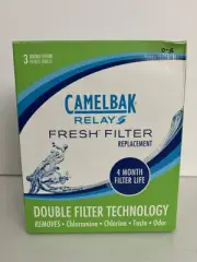 3 Pack CamelBak Relay Fresh Filter Sealed OEM Replacement Water Filters - NEW