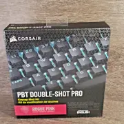 CORSAIR PBT Double-Shot PRO Keycap Mod Kit – Rogue Pink. NEW.