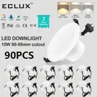 90PCS LED DOWNLIGHT 90MM 10W DIMMABLE TRI COLOUR CEILING LIGHT DAY LIGHT MODERN