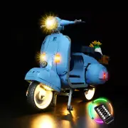 BrickBling LED Light Kit for LEGO Vespa 125 Scooter 10298 DIY (Remote Control)