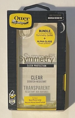 Otterbox Symmetry Series Phone Case & Alpha Glass For iPhone XS Max Clear