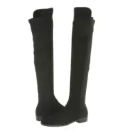 Stuart Weitzman Z118114 Womens Black Suede Over The Knee Boots Size 8 W