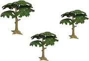Safe Material Landscape Tree Toys 3pcs Mini Pine Tree Models Home Decor