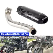 Exhaust System Muffler & Link Pipe For Harley PAN AMERICA1250 RA1250S CVO '21-Up
