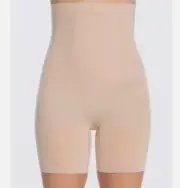 SPANX OnCore High-Waisted Mid-Thigh Short Soft Nude Small Slimming Shape Wear XL