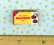 Dollhouse Miniatures Size Marshmallow Chocolate Cookies Box