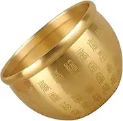 HOMOCONO Chinese Fortune Basin Decorative Bowl for Home Office Treasure Bowl with Design for Floral Arrangements and Elegant Table Centerpiece