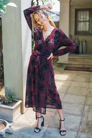 Alec Wrap Dress--LSC-LD2154