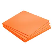 EVA Foam Sheets Orange 9.8 Inch x 9.8 Inch 5mm Thick Crafts Foam Sheets 6Pcs