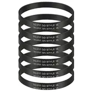 6 Pieces Replacement Vacuum Cleaner Knurled Belt Compatible for Style 15 Upright Vacuum Cleaner