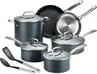 T-Fal 12-Pc Platinum Nonstick Cookware Set: Induction, Oven Safe to 500°F, Inclu