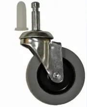 New Edco 19095 Small Swivel Wheel For Edco Janitor Cart and Scissor Trolley -