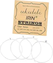 Totority Ukulele Maintenance Essential 4pcs Nylon Strings Fast Response and Bright Sound