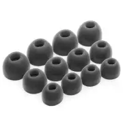 12 x Silicone EarBuds Ear Tips For JBL Live Pro 2 Earphones in Black