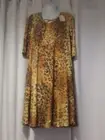 Boutique Story Teller Womans Dress Animal Print Small
