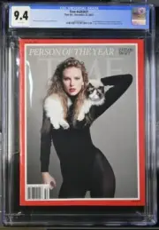 Taylor Swift TIME Magazine December 25, 2023 CGC 9.4 Newsstand "Cat" Variant