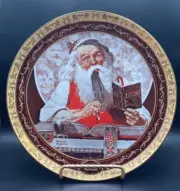 Norman Rockwell's "For Children Everywhere" Christmas Memories Porcelain Plate