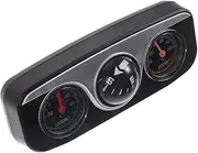 UPKOCH Car Compass with Thermometer Hygrometer Multi Function Dashboard Decoration for Vehicles Accurate Navigation Climate Monitoring Accessory