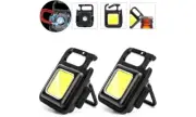 Everlast Mini LED Flashlight Portable Keychain COB Rechargeable Light