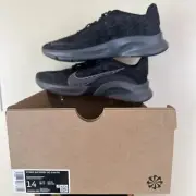 NIKE SUPERREP GO 3 NN NEXT NATURE FK FLYKNIT BLACK-IRON GREY SZ 14 Shoes