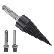 4Pcs/1Set 32mm Firewood Log Splitter Drill Bit Electric Drills Screw Cone Driver