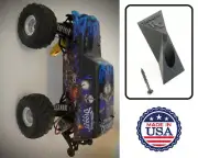 RC Car Wall Hanger for Traxxas Stampede, Bigfoot, and Gravedigger Monster Truck