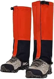 Breathable Men's and Women's Boot Gaiters Adjustable Snow Boot Gaiters Outdoor Anti-Soaking Gaiters,TPU Buckle Strap,Suitable for Snowshoeing Hiking Mountaineering
